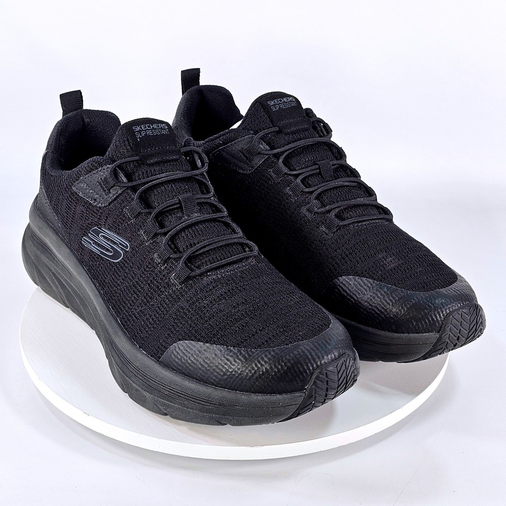 Skechers Work Relaxed Fit Max Cushioning Elite SR Black Shoes 200106 Mens 11.5